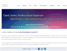 Tablet Screenshot of ajonesfororganizing.com